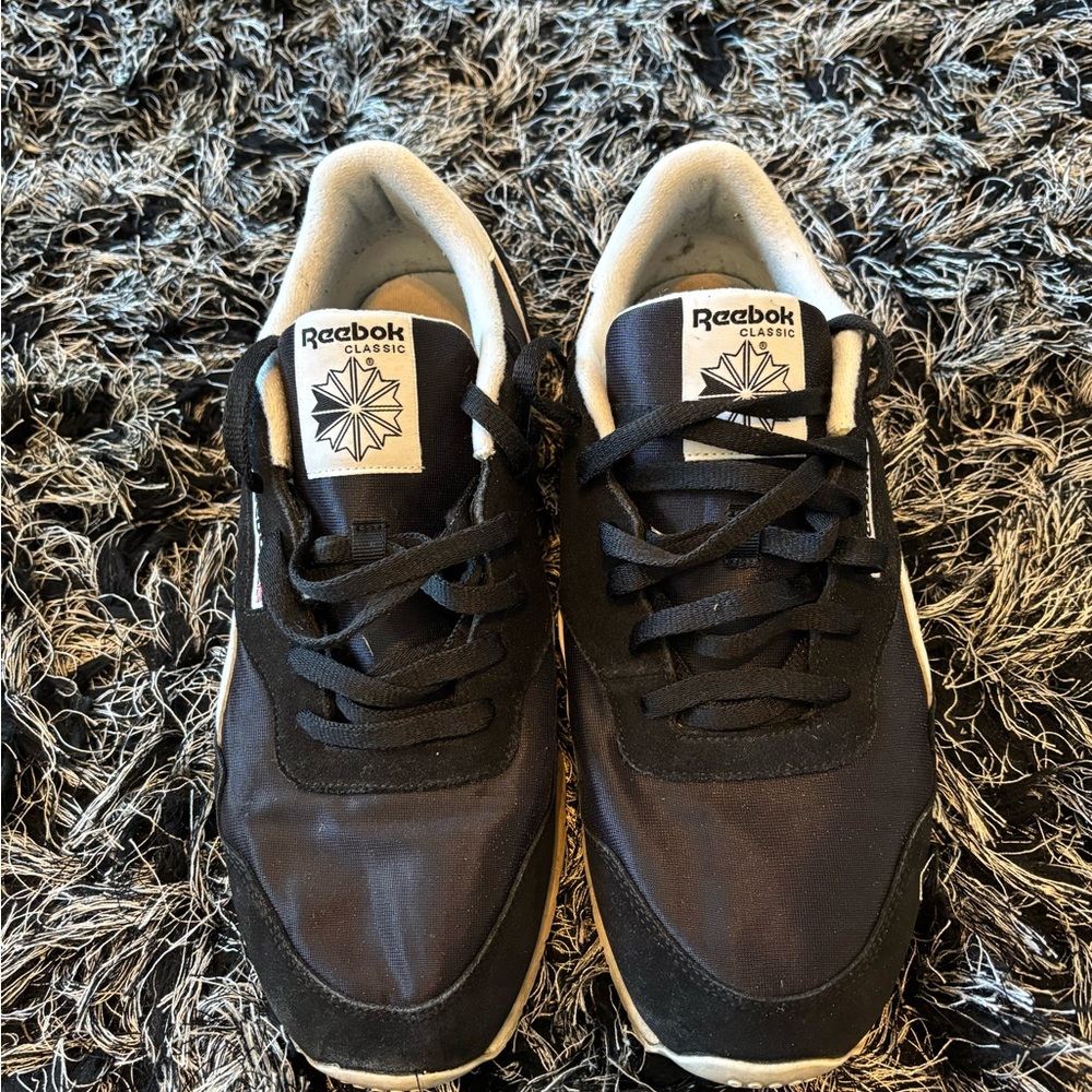 Reebok Classic Black and White Sneakers - Picture 2 of 4